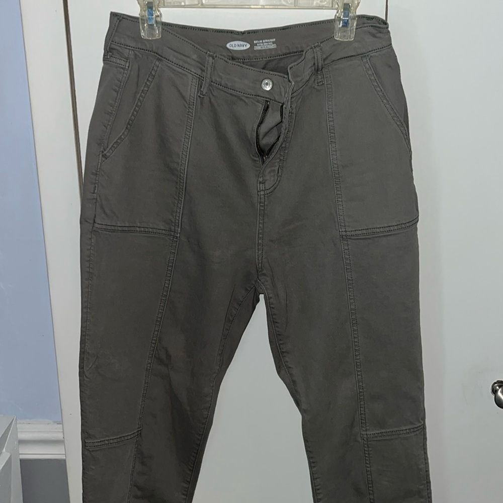 Old Navy Ski High Straight Extra High Rise Secret Slim Pockets